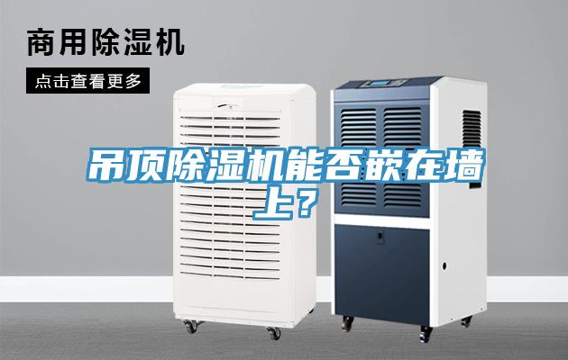 吊顶辣椒视频APP下载并安装能否嵌在墙上？