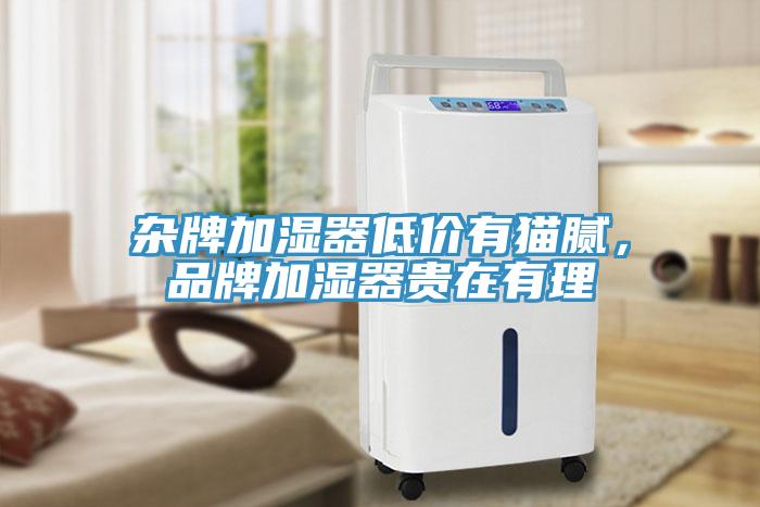 杂牌加湿器低价有猫腻，品牌加湿器贵在有理