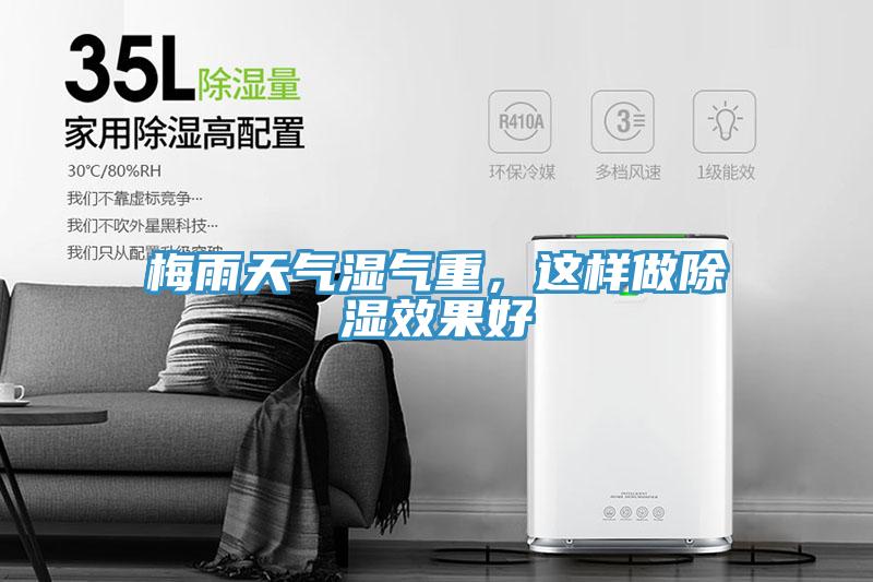 梅雨天气湿气重，这样做除湿效果好
