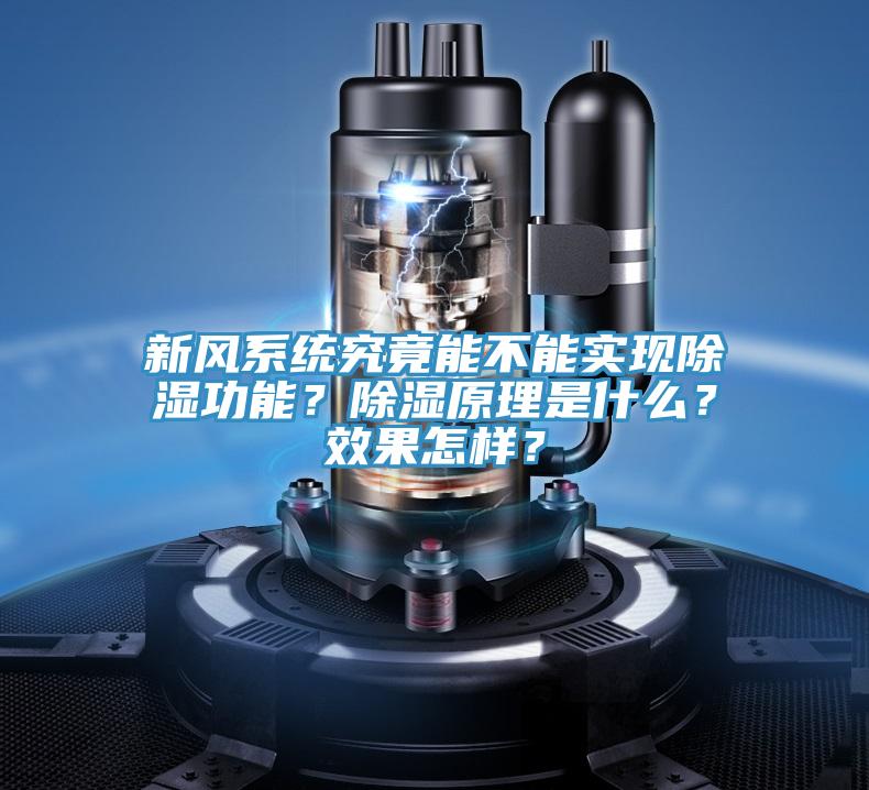 新风系统究竟能不能实现除湿功能？除湿原理是什么？效果怎样？
