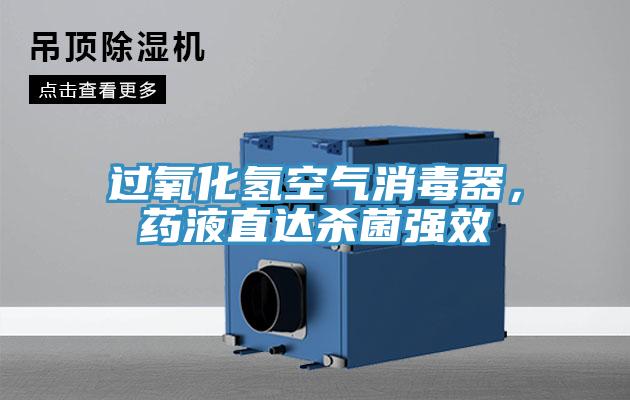 过氧化氢空气消毒器，药液直达杀菌强效