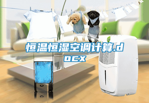 恒温恒湿空调计算.docx