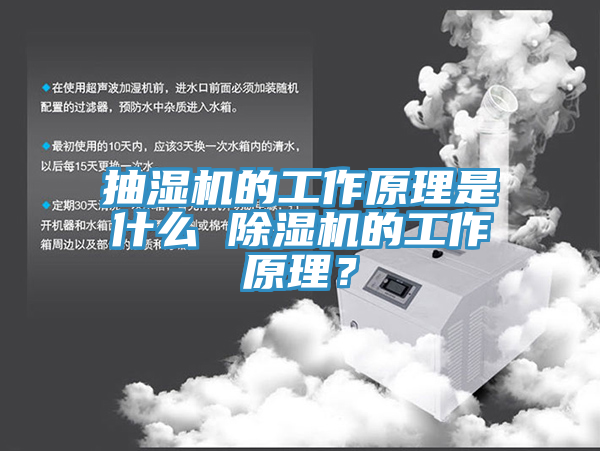 抽湿机的工作原理是什么 辣椒视频APP下载并安装的工作原理？