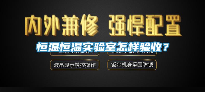 恒温恒湿实验室怎样验收？