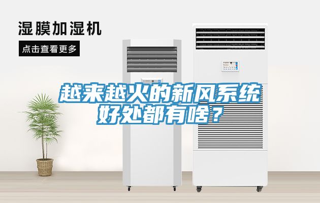 越来越火的新风系统好处都有啥？